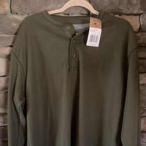 Mountain Bear Outfitters Mens Large Thermal Henley